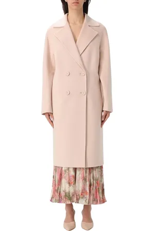 Max Mara Frakke, Dame, Lyserød, S, Uld, Blush Wool Coat