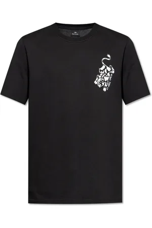 Paul Smith Top, Herre, Sort, L, Bomuld, T-shirt med tryk