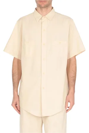 Maison Margiela Skjorte, Herre, , M, Elegant Ivory Button-Up Skjorte