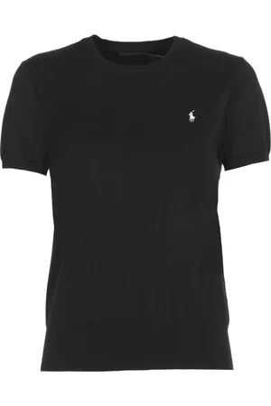 Ralph Lauren Top, Dame, Sort, XS, Bomuld, Sweaters Sort