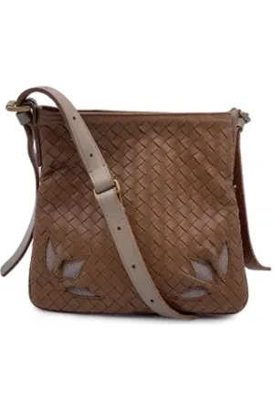 Bottega Veneta Pre-owned, Dame, , ONE SIZE, Tyl, Pre-owned Laeder bottega-veneta-tasker