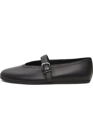 CESARE GASPARI Sko, Dame, Sort, 42 EU, Uld, Luxe Flats Trinity