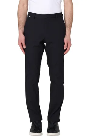 HUGO BOSS Bukser, Herre, Sort, L, Bomuld, Blå Slim Fit Strækbukser