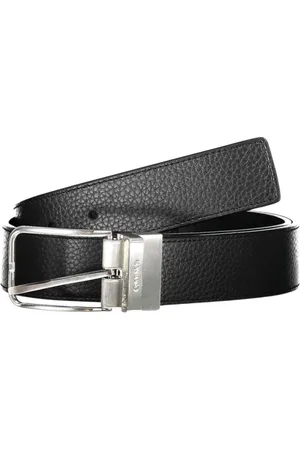 Calvin Klein Tilbehør, Herre, Sort, 110 CM, Vendbar bælte med metal spænde