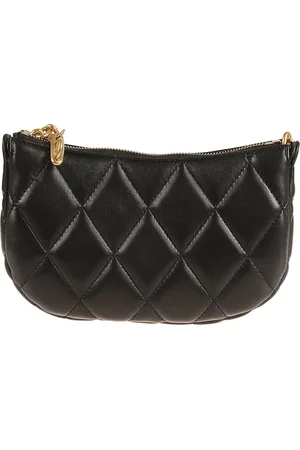 Burberry Taske, Dame, Sort, ONE SIZE, Uld, Sort Kæde-Link Skuldertaske