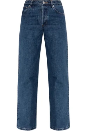 A.P.C. Jeans, Dame, Blå, W28, Bomuld, Straight-leg jeans