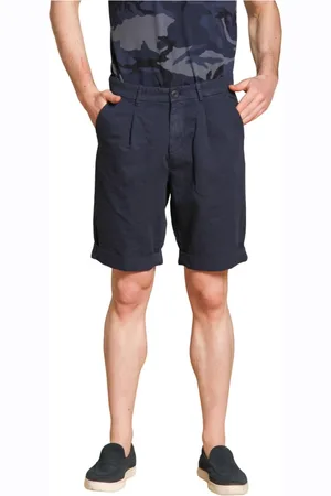 Masons Shorts, Herre, Blå, 2XL, Bomuld, Afslappet Pasform Navy Chino Bermuda Shorts