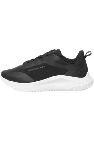 Calvin Klein Sko, Dame, Sort, 40 EU, Eva Runner Laceup Mesh Sneakers