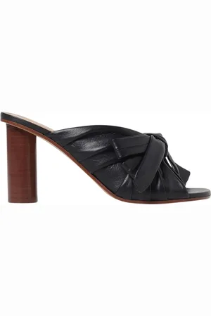 J.W.Anderson Sko, Dame, Sort, 40 EU, Sorte Bow Hælede Sandaler