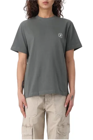 Daily paper Top, Dame, Grøn, S, Bomuld, Grøn afslappet pasform T-shirt