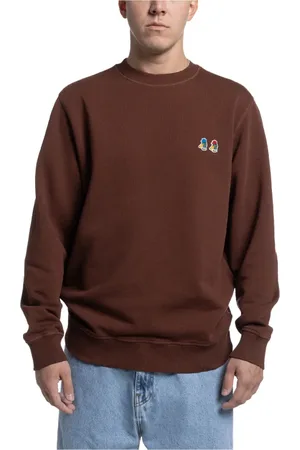 Edmmond Studios Sweathshirts & Hoodies, Herre, Brun, M, Uld, Særlig Duck Sweatshirt