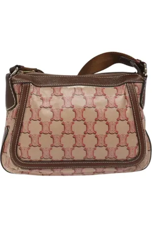 Céline Pre-owned, Dame, Rød, ONE SIZE, Uld, Pre-owned Canvas celine-tasker