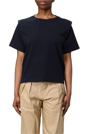 Isabel Marant Top, Dame, Sort, XS, Minimalist Sort T-Shirt Kvinde