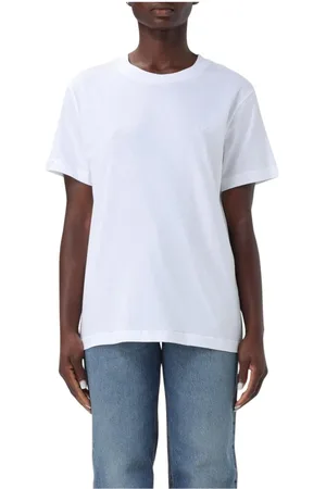 A.P.C. Top, Dame, Hvid, XL, Bomuld, Hvid Afslappet T-shirt