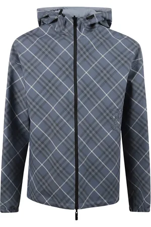 Burberry Jakke, Herre, Blå, L, Uld, Stilfulde Jakker til Mænd