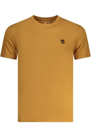 Timberland Top, Herre, Brun, XL, Broderet Crew Neck T-shirt