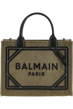 Balmain Taske, Dame, Grøn, ONE SIZE, Uld, Multifarvet Skuldertaske Stilfuldt Design