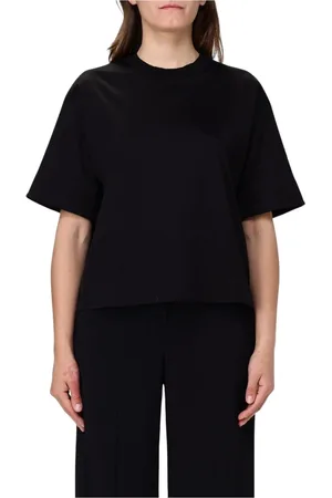 Max Mara Top, Dame, Sort, M, Bomuld, Elegant Sort Sweater