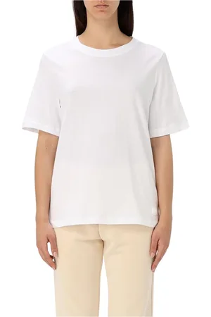 Colmar Top, Dame, Hvid, S, Bomuld, Hvid Crew Neck T-Shirt til kvinder