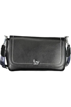 Byblos Taske, Dame, Sort, ONE SIZE, Uld, Elegant Læder Skuldertaske