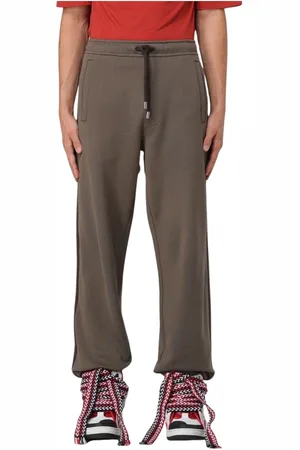 Lanvin Bukser, Herre, Brun, M, Bomuld, Beige afslappede sweatpants