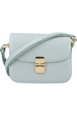 A.P.C. Taske, Dame, Blå, ONE SIZE, Uld, Grace Small Bag