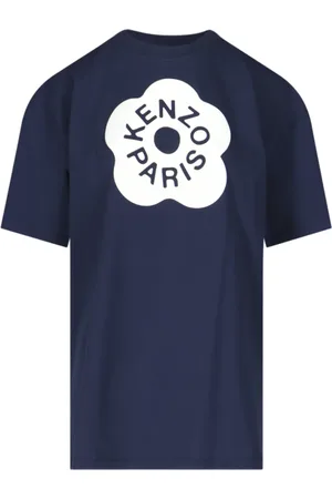 Kenzo Top, Dame, Blå, M, Oversized top i høj kvalitet til afslappede lejligheder
