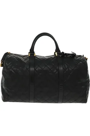 CHANEL Pre-owned, unisex, Sort, ONE SIZE, Uld, Pre-owned Laeder chanel-tasker