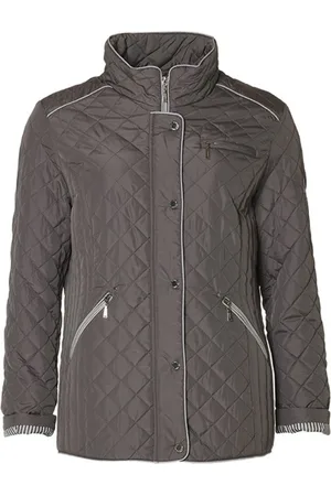 Danwear Jakke, Dame, Grå, 5XL, Uld, Let Quiltet Overgangsjakke Taube