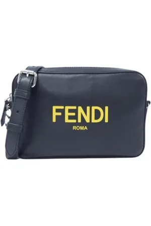 Fendi Pre-owned, Dame, Sort, ONE SIZE, Tyl, Pre-owned Laeder fendi-tasker