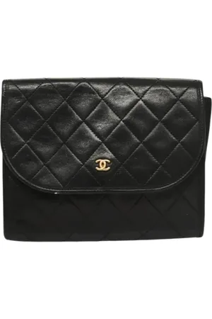 CHANEL Pre-owned, Dame, Sort, ONE SIZE, Uld, Pre-owned Laeder chanel-tasker