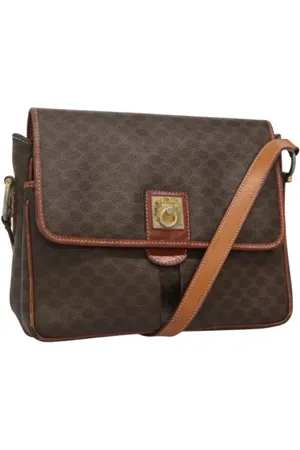 Céline Pre-owned, Dame, Brun, ONE SIZE, Uld, Pre-owned Laeder celine-tasker