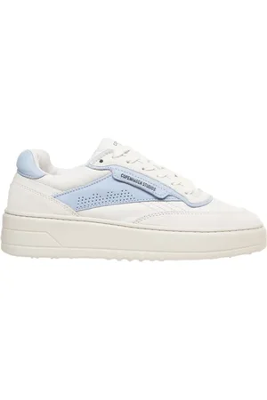 Copenhagen Shoes Sko, Dame, Hvid, 37 EU, Læder, Hvide Sneakers med Unikke Topstitching