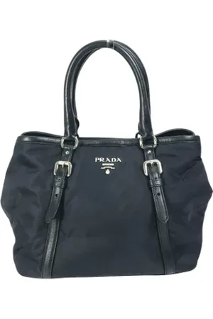 Prada Pre-owned, Dame, Blå, ONE SIZE, Nylon, Pre-owned nylon prada-tasker
