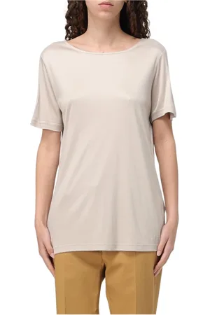 FAY Bluser & Skjorter, Dame, Hvid, 2XL, Silke Bådhals Top