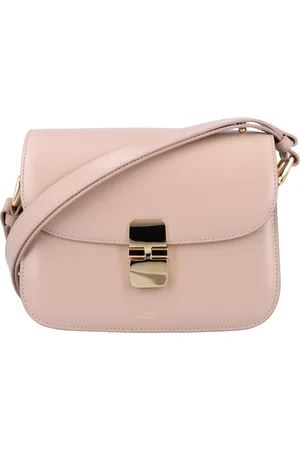 A.P.C. Taske, Dame, Lyserød, ONE SIZE, Uld, Grace Small Bag