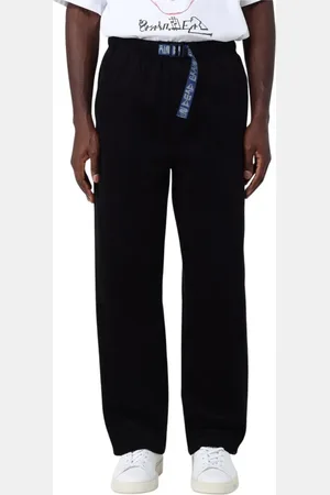 Brain Dead Bukser, Herre, Sort, XS, Sort Corduroy Afslappet Pasform Bukser