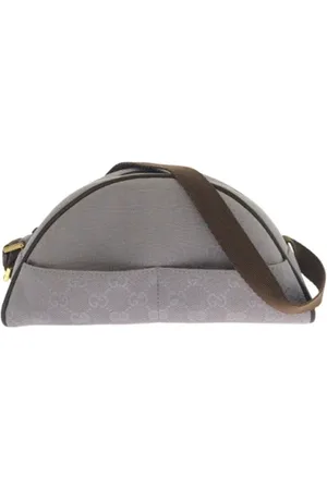 Gucci Pre-owned, Dame, Lilla, ONE SIZE, Uld, Pre-owned Canvas gucci-tasker