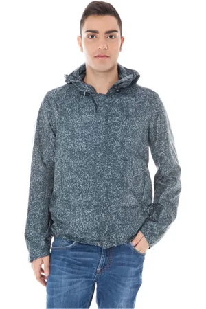 Calvin Klein Jakke, Herre, Grå, XL, Sporty jakke med lange ærmer og lommer