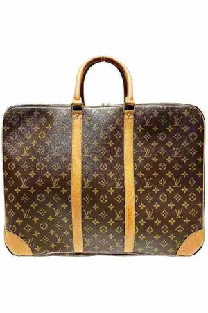 LOUIS VUITTON Pre-owned, Dame, Brun, ONE SIZE, Tyl, Pre-owned Canvas rejsetasker