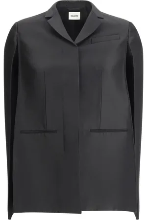 Khaite Jakke, Dame, Sort, S, Elegant Crittan Jacket