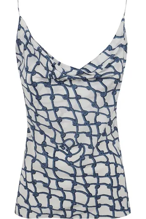 Burberry Top, Dame, Blå, XS, Vævet Top