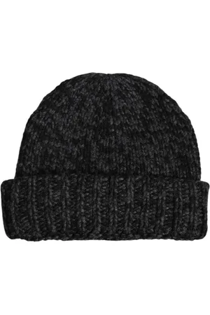 Dolce & Gabbana Tilbehør, Herre, Grå, ONE SIZE, Cashmere, Luksuriøs Cashmere Vinter Beanie Hat