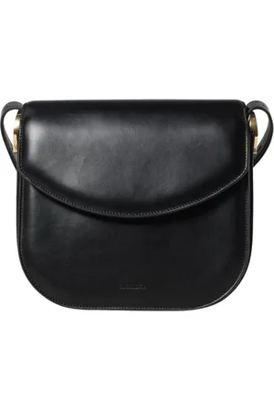 Jil Sander Taske, Dame, Sort, ONE SIZE, Uld, Sort Curve Skuldertaske