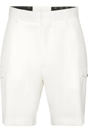 BILLIONAIRE Shorts, Herre, Hvid, 4XL, Denim, Afslappet Denim Shorts