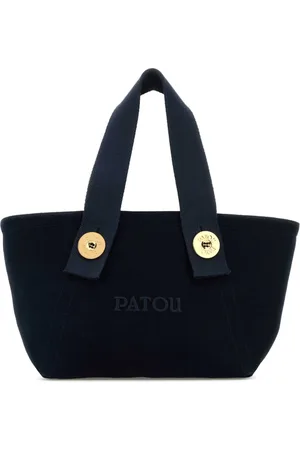 Patou Taske, Dame, Blå, ONE SIZE, Navy Canvas Trapeze Håndtaske