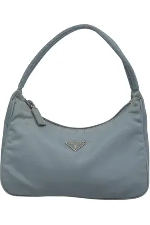 Prada Pre-owned, Dame, Blå, ONE SIZE, Nylon, Pre-owned nylon hndtasker