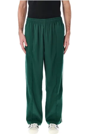 adidas Bukser, Herre, Grøn, M, Polyester, Firebird Track Pant med ikoniske 3-Stripes