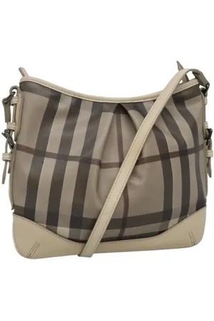 Burberry Pre-owned, Dame, , ONE SIZE, Uld, Pre-owned Laeder skuldertasker
