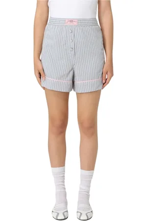 Ganni Shorts, Dame, Blå, M, Denim, Blå Denim Shorts